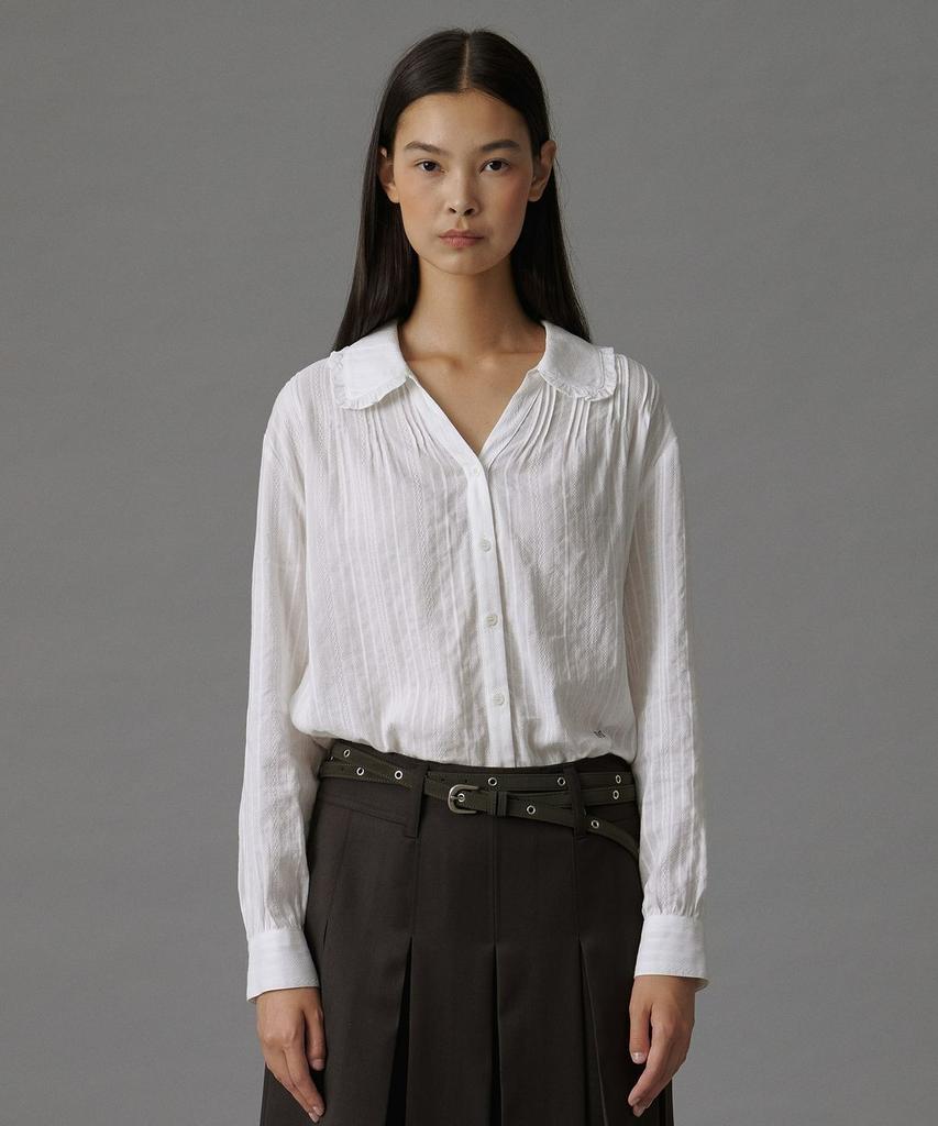 Tudument Eyelet Long Belt Khaki
