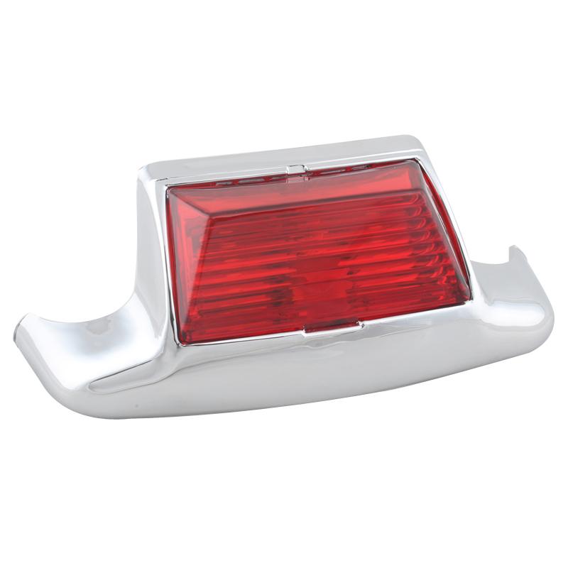 Chrome Motorcycle LED Front Rear Fender Tip Light For Harley Road King FLHR Heritage Softail Classic FLSTC Electra Glide