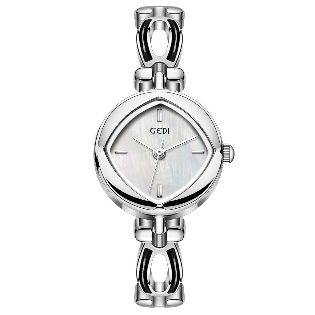 Niche Design Rhombus Bracelet Watch Premium Fritillary Dial Ladies Retro Waterproof Quartz Watch