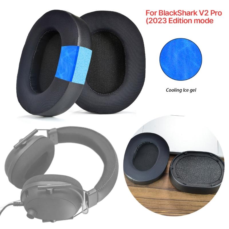 Replacement Ear pads Ear Cover for BlackShark V2 Pro 2023 Headset Ear Pads Earcups for Better Sound Quality Earmuff