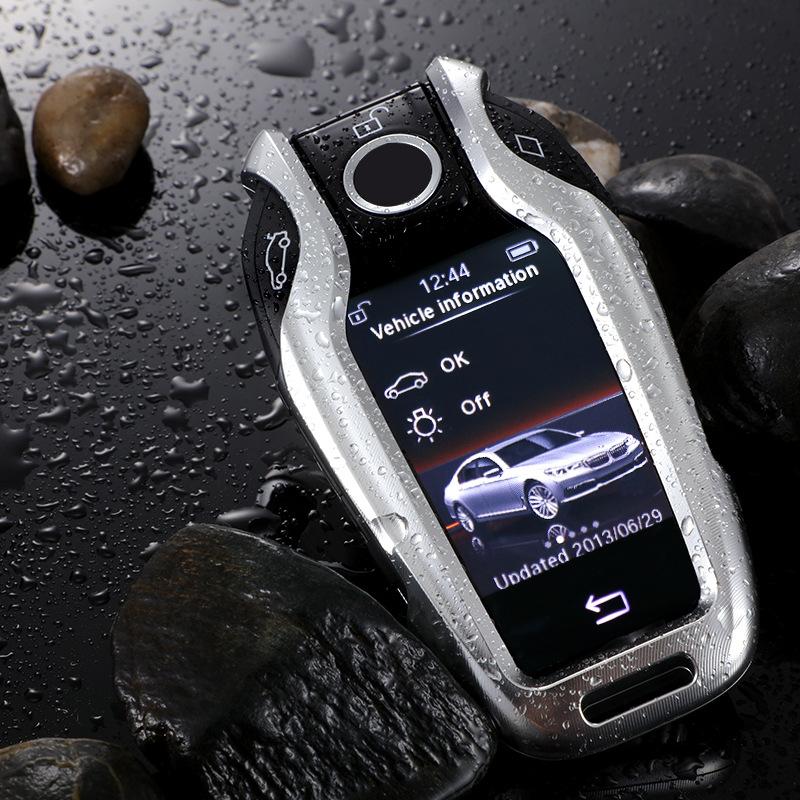 Interior Mouldings Aluminum Alloy Car Display Key Fob Cover Case for BMW 5 7 series G11 G12 G30 G31 G32 i8 I12 I15 G01 X3 G02 X4