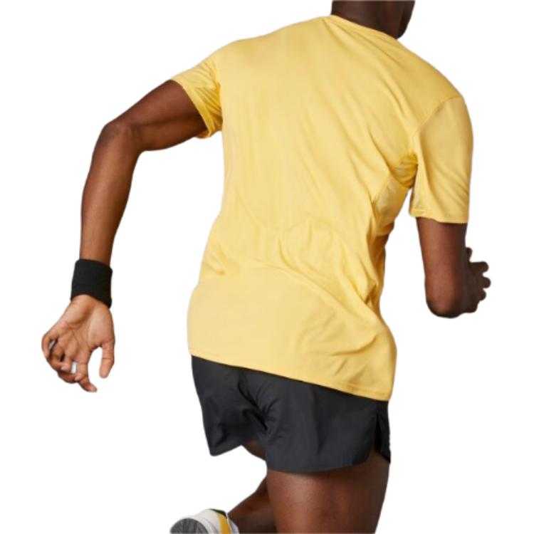 adidas SS24 T Shirt Men's Light Yellow IR7126