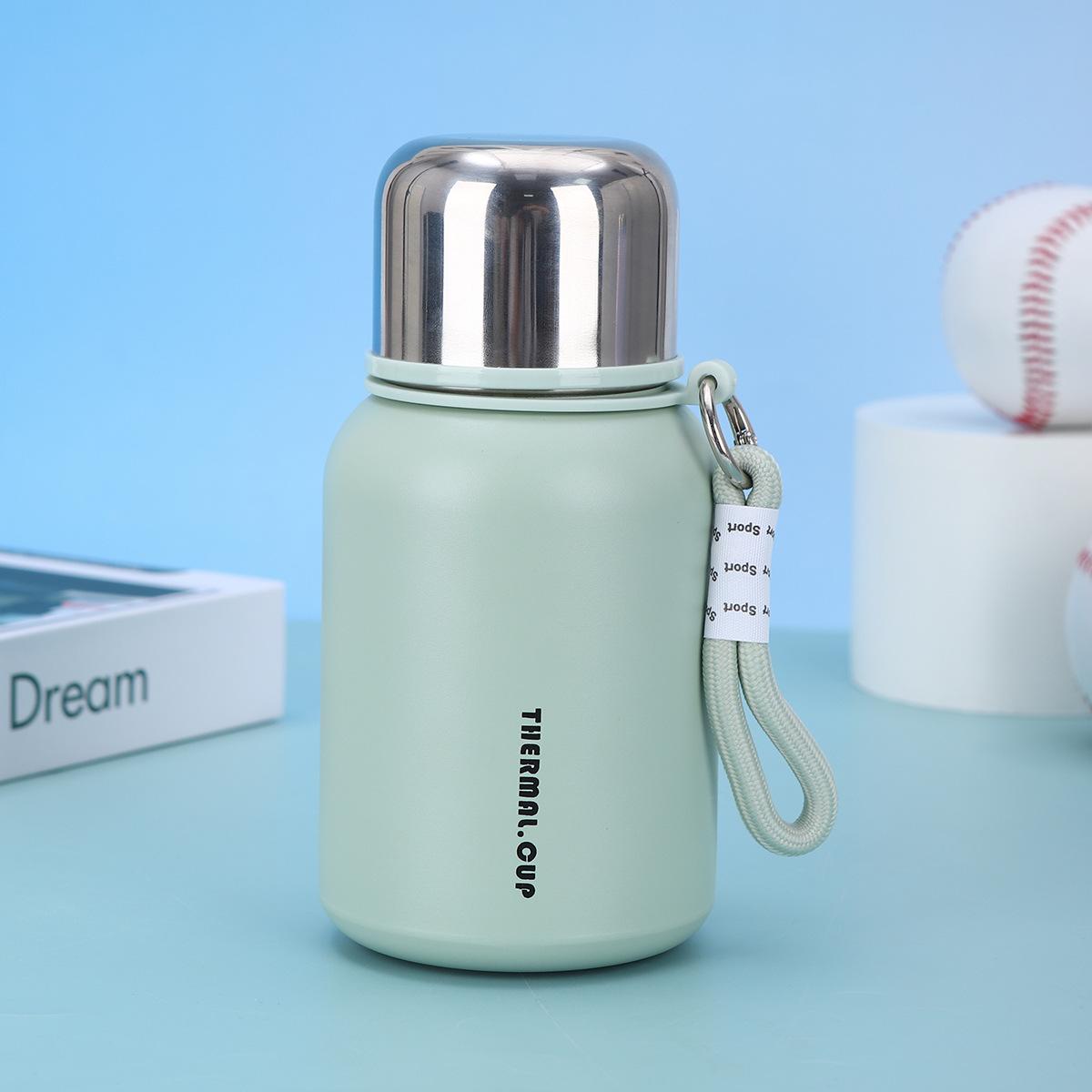 

Стильная термокружка из нержавеющей стали, простая и компактная переносная термокружка для воды, переносная вакуумная кружка для отдыха на открытом воздухе 450ml