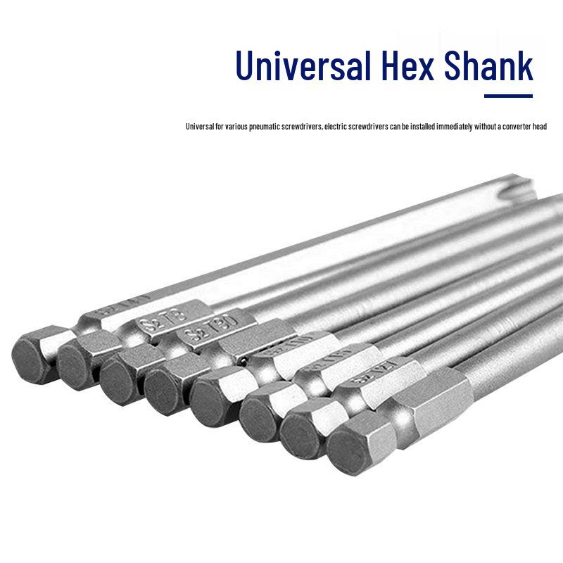 Hex Shank Star Bit Set: High Hardness Magnetic Screwdriver and Drill Set