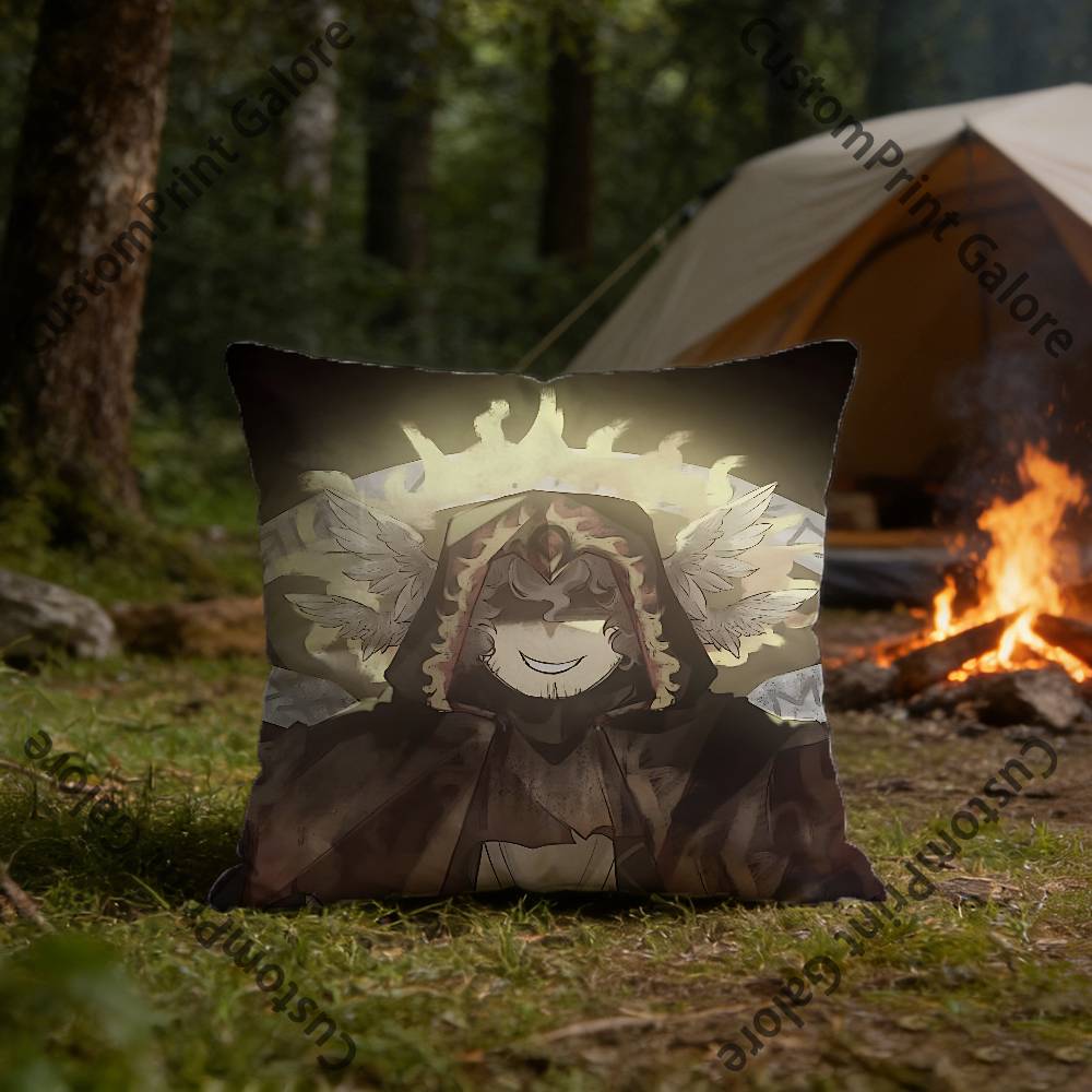 TTelamonS Shedletsky Q Version HD Print Square Pillow Cover Polyester Lightweight Customizable for Home Office Sofa Decor