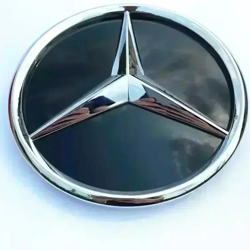 TVE4  For Mercedes-Benz W164 ML-class Before 2013 185mm 3D ABS logo The front grille star logo badge mirror bottom
