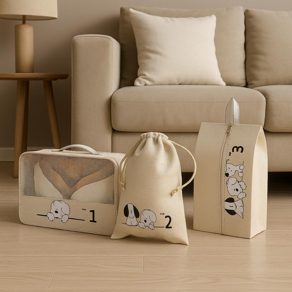 5Pcs/Set Dustproof Suitcase Packing Bag Large Capacity Clothes Underwear Storage Bag  Travel