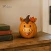Creative Seasonal Home Giftware Artificial Pumpkin Decor, Cute Animals Decorative Pumpkins, Thanksgiving Resin Pumpkins Autumn Harvest Table