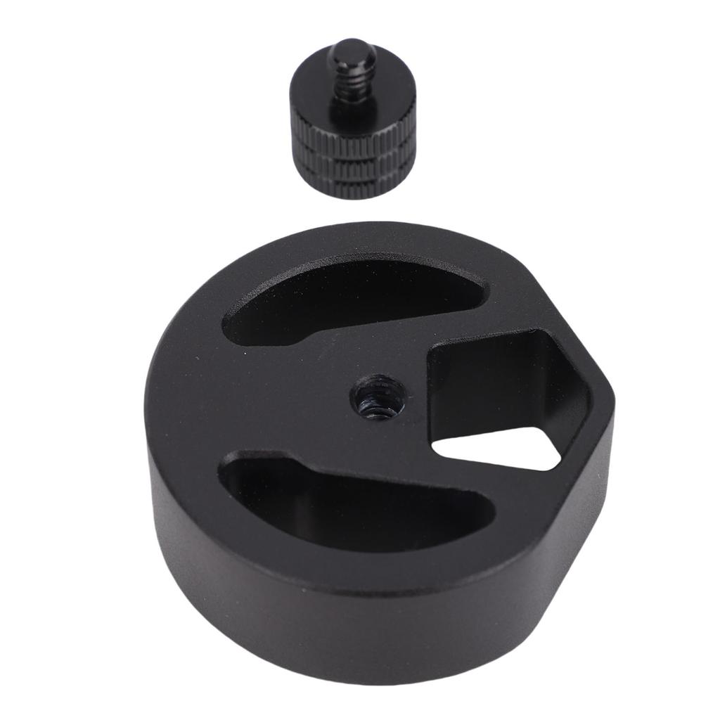 Tripod Adapter Suitable for Mini Dish Aluminum Alloy 1 4in 20 and 3 8in 16 Threaded Mount Adapter