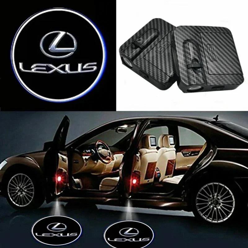 

Для Lexus Ct200h LS430 LX570 NX300h IS300h RX330 ES300h Дверь автомобиля со светодиодным проектором знак автомобиля затемняющий свет аксессуары