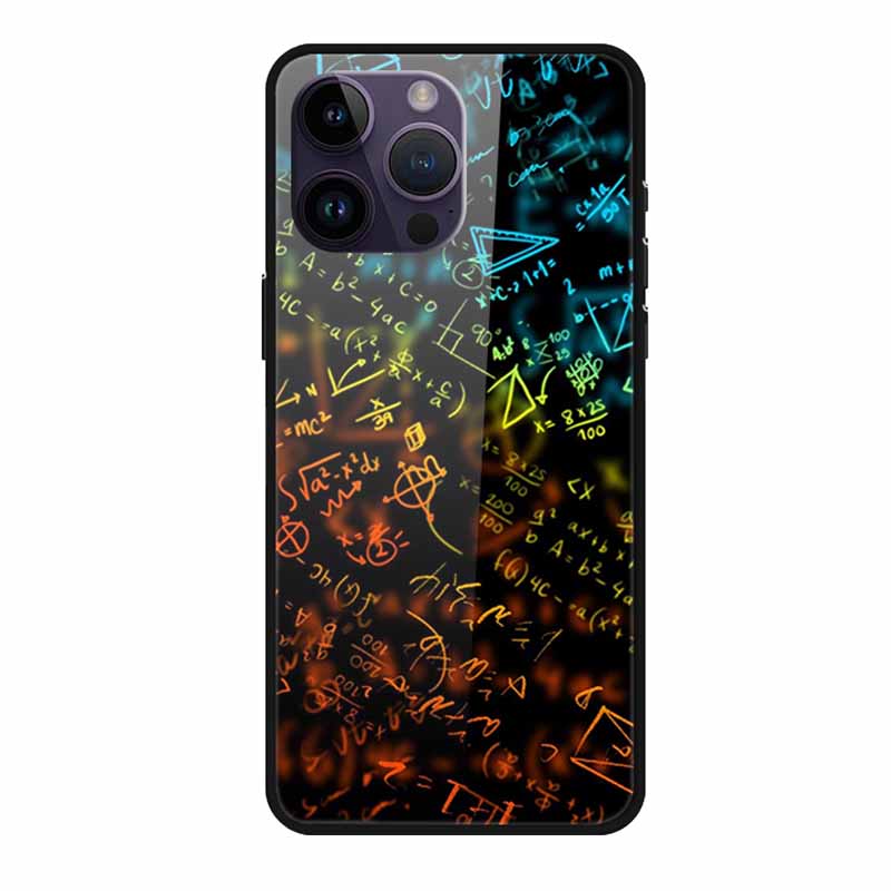 Tempered Glass Case For iphone 15 Pro Max Case Soft TPU Bumper Hard Glass Back Cover For iphone 16 Pro Max Phone Case 16Pro Max