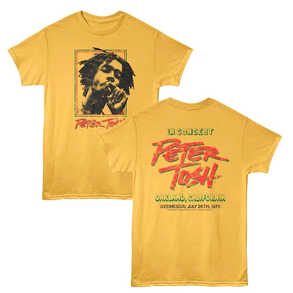 Peter Tosh In Concert Oakland 78 Men s T Shirt 3XL