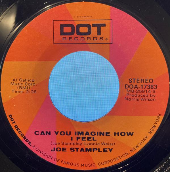 

7inch Record JOE STAMPLEY - Can You Imagine How I Feel DOA17383 DOT - US Country/Folk Used