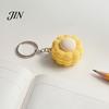 Cute Keychain for Backpack Corn Shape Fidget Toy, 3D Printed Decompression Button Pendant, Corn-shaped Pendant Stress Relief Smooth Texture