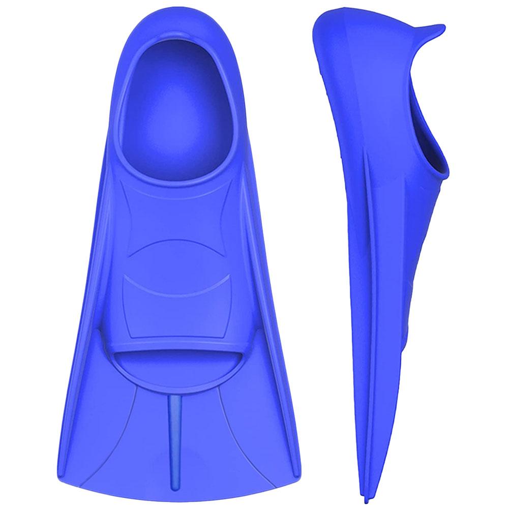 Silicone Fins Adult Training Short Fins Men's Women's Swimming Diving Equipment Fins Diving Fin Non Slip Swimming Shoes Flippers