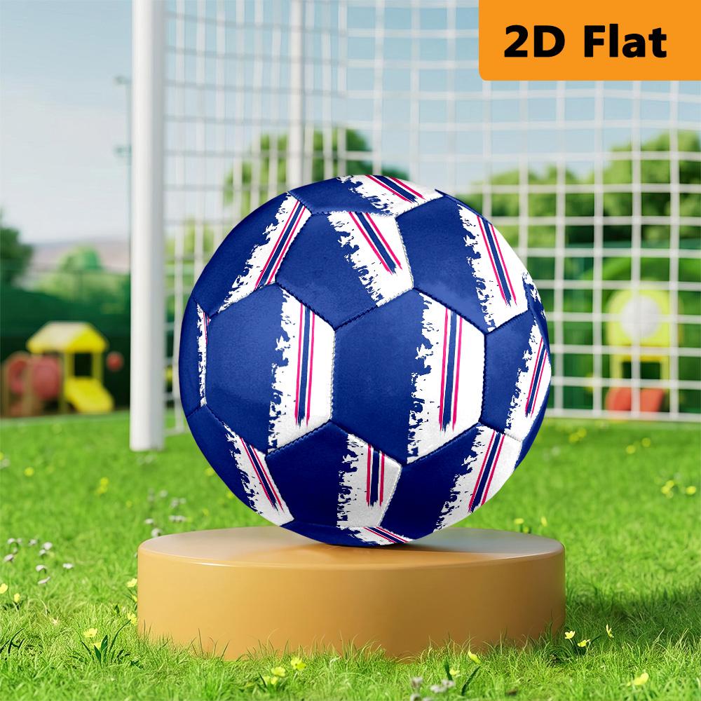 French Flag Size Soccer Ball High Elasticity Match Universal Unique Soccer Gift Football Suitable For Both Training And Competition Outdoor Sports