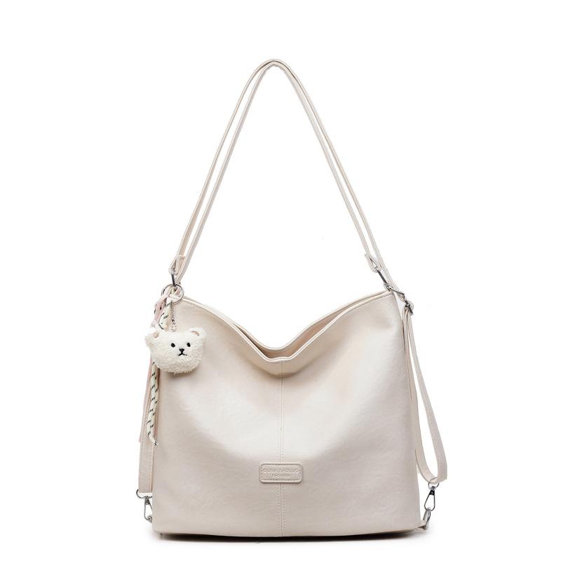 Vintage Shoulder Bag Soft Leather Women's Large Capacity Tote Bag