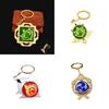 Genshin Impact Seven Elements Keychain Featuring Geo Anemo Electro Dendro Hydro Pyro Cryo Design