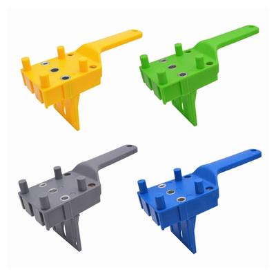 Conjunto Multifuncional de Brocas e Gabaritos para Cavilhas com Batente de Profundidade para Junção Precisa de Madeira e Projetos DIY Montagem de Armários