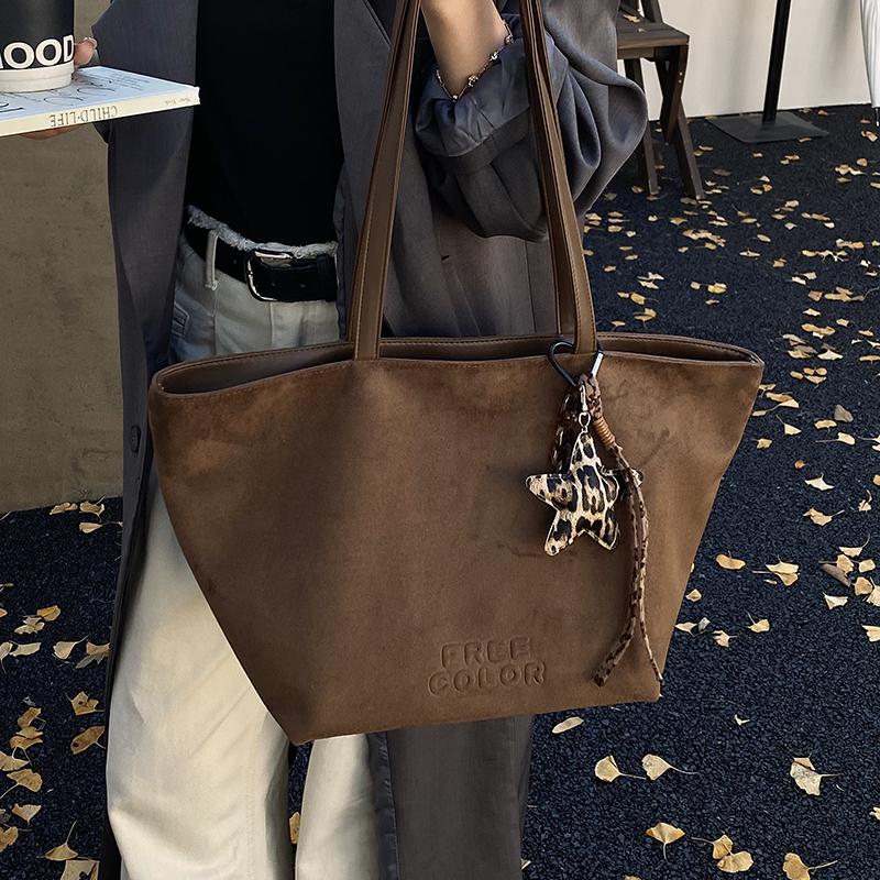 Vintage Shoulder Bag Women's Large Capacity Commuter Tote Bag