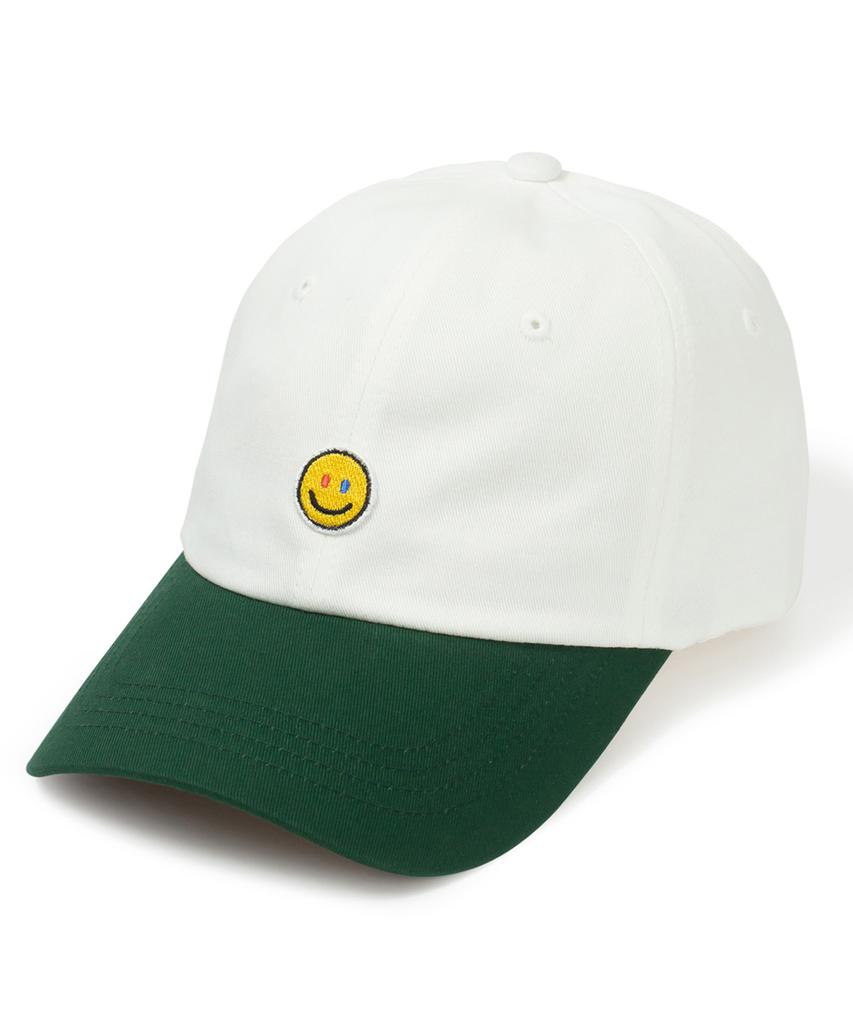 Seunuji Y-Smile Wappen Ball Cap - White Green