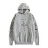 2025 New Spring and Autumn Men's Leisure Outgoing Sports and Fitness Hoodie Printed Leisure Loose Hooded Plush Couple Sweater