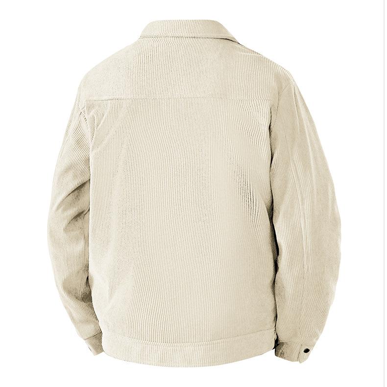 Men S Corduroy Casual Work Jacket Spring Autumn