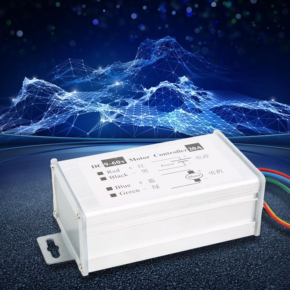 Motor Speed Controller Switch Potentiometer Control PWM Variable Speed 20A 9V12V24V48V60V