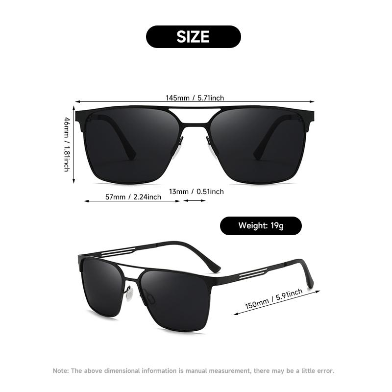 High Quality Pilot Polarized Sunglasses Men Uv400 Stainless Steel Frame Sun Glasses Outdoor Retro Driving Eyewear