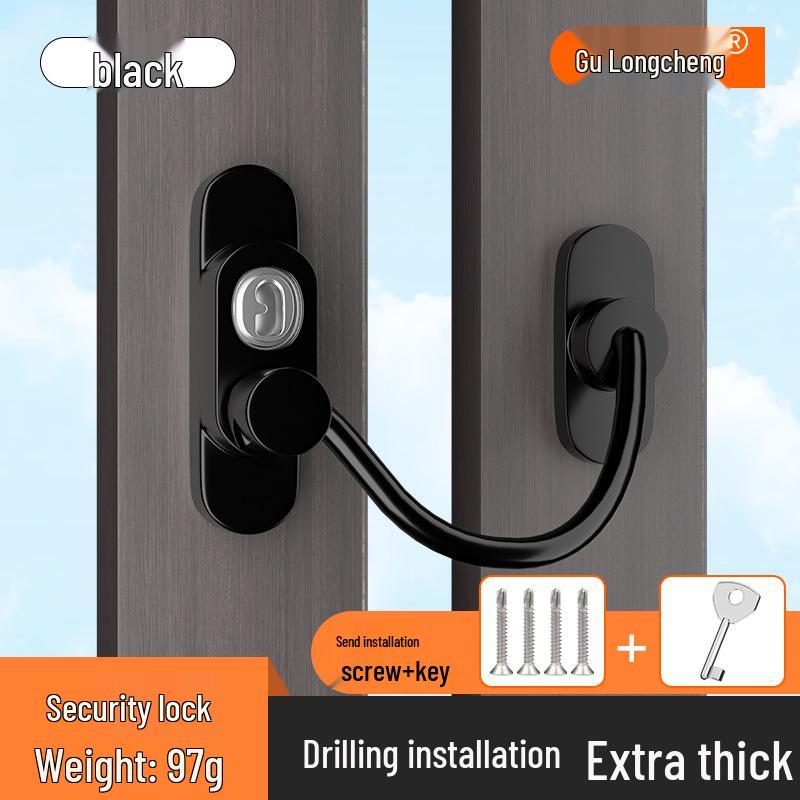 Child Safety Sliding Door & Cabinet Lock - Anti-Pinch & Anti-Open Protection for Drawers & Refrigerators