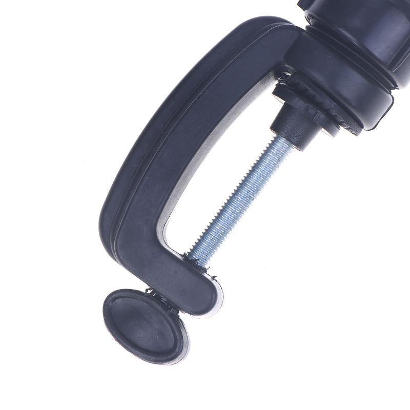 1 Pcs Mini Wig Head Stand Table Clamp Training Mannequin Wig Head Holder Adjustable Plastic Material Hair Accessory Tools