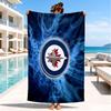 Jets Hockey Team Beach Towel, Super Soft Microfiber, Perfect Gift for Her/Him, Birthday, for Pool, Beach, Travel, Decor Beach Party