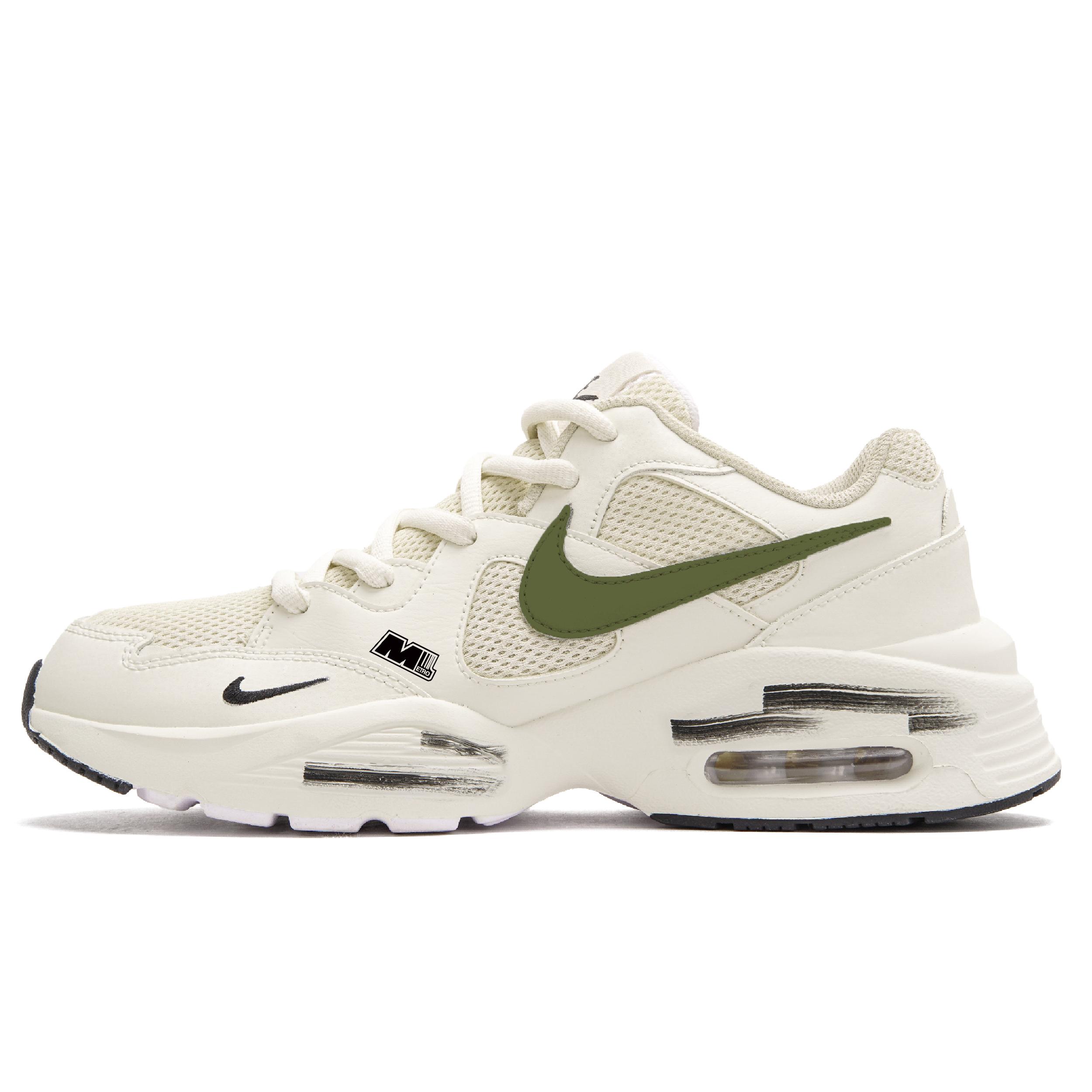 

Nike Air Max Fusion Low top Running Shoes Women s Beige CJ1671-100(Team2436-) 44.5