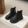 Vintage British style children's Martin boots children's leather boots student cigarette boots short boots