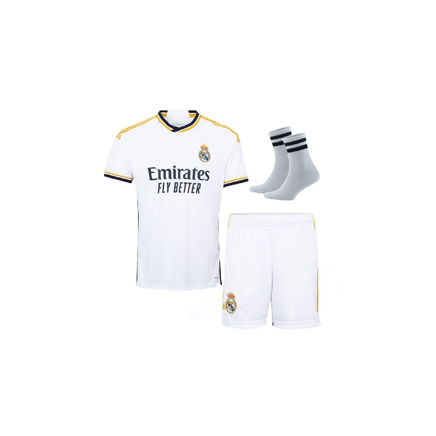 

Детские футбольные майки нового сезона Real Madrid Benzema из 3 предметов