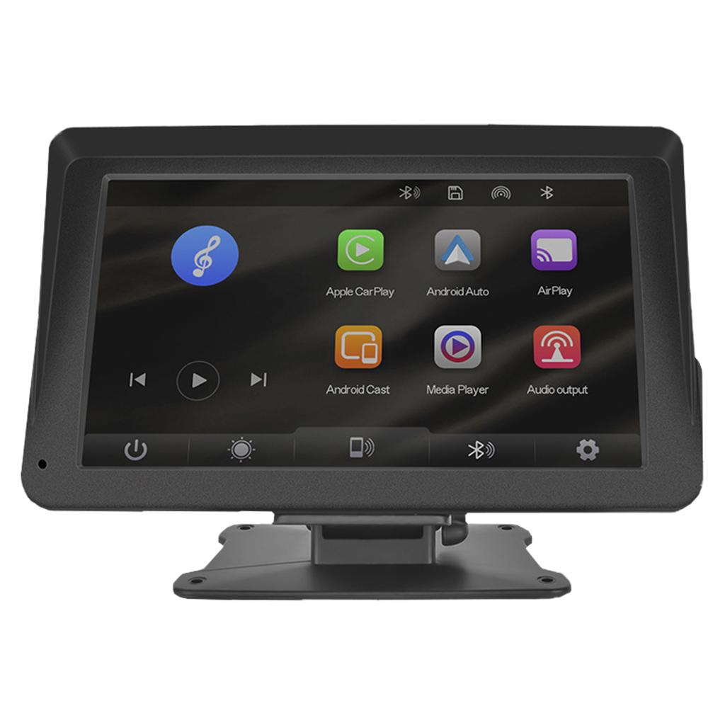 7-inch Car Display Screen Apple CarPlay Android Auto Apple AirPlay 12 LED Camera