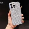 Kompatibel mit Apple 16 Pro Max & 15 Pro, 3D Wabenmuster TPU Magnetische Hülle, Stoßfeste Schutzhülle für iPhone 13