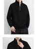 Herbst Neuankunft Übergröße Herren Stehkragen Übergroßer Cardigan Hoodie Jacke mit Lässiger Stimmung