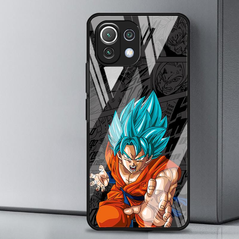 

Case for Xiaomi mi 10 Pro 12 Note 10 14 11 Lite 10T 12X 13 12T 11T Glass Phone Cover D-ragonS B-allS Cartoon Xiaomi Mi 11