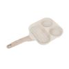 3 in 1 Breakfast Pan Nonstick Aluminum Alloy Labor Saving Pancake Frying Pan for Egg Bacon