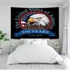 1pc American 250th Anniversary Celebration Eagle Elements Tapestry Suitable For Bedroom Outdoor Party Wall Hanging Decor 1776