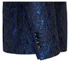 Men's Multi-color Slim Fit Jacquard Tuxedo Jacket for Stage, Wedding, and Banquet
