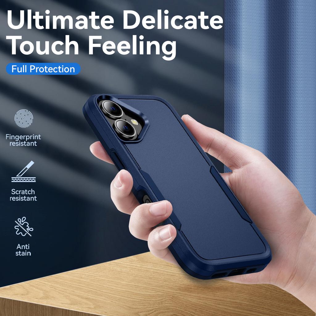 Military Grade Shockproof Armor Case for Iphone 17 Pro Max 17 Air 16 16e 15 14 Plus 12 13 Iphone17 Iphone16 Cell Phone Cases