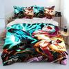 Anime My Hero Academia Izuku Deku Bedding Set Printed Set Duvet Cover Sheet Pillowcase Bed Full Quilt Cover Soft Queen King Size