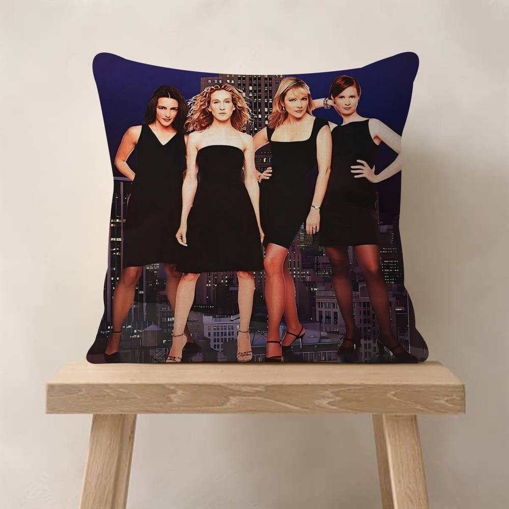 TV Series Sex And The City Anime Pillowcase Toon Gift Cushion Cover Bedroom Home Sofa Chair Seat Decor Pillow Case