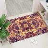 1PC Vintage Red Living Room Rug Area Rug Washable Boho Rugs Carpet Non-Shedding Throw Rug for Farmhouse Indoor Kids Playroom