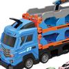 Big Transporter Truck Toy Set Trucks Early Educational Collectible Folding Storage
