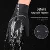 Unisex Waterproof Winter Cycling Gloves - Windproof, Velvet-Lined, Non-Slip, Touchscreen Compatible for Riding, Driving, and Sports.