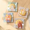 100Pcs 7x7cm Small Plastic Cartoon Animal Printed Self-Adhesive Packaging Cookie Candy Bags Child Birthday Party Favors