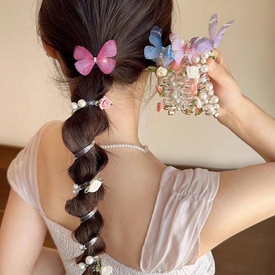 Hair Rope Spiral Telephone Cable Hair Rings Damage-Free Design Ponytails Buns Braids Elastic Hair Ties Hair Accessories